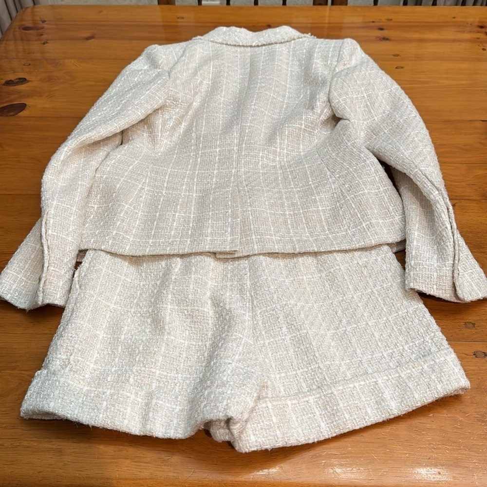 NWT Karen Millen Sparkle Tweed Military Blazer & Short Set - Picture 12 of 17